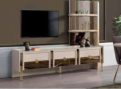 Wunnwand TV-Ständer Sideboard Designer Miwwelen Modern Wunnzëmmer